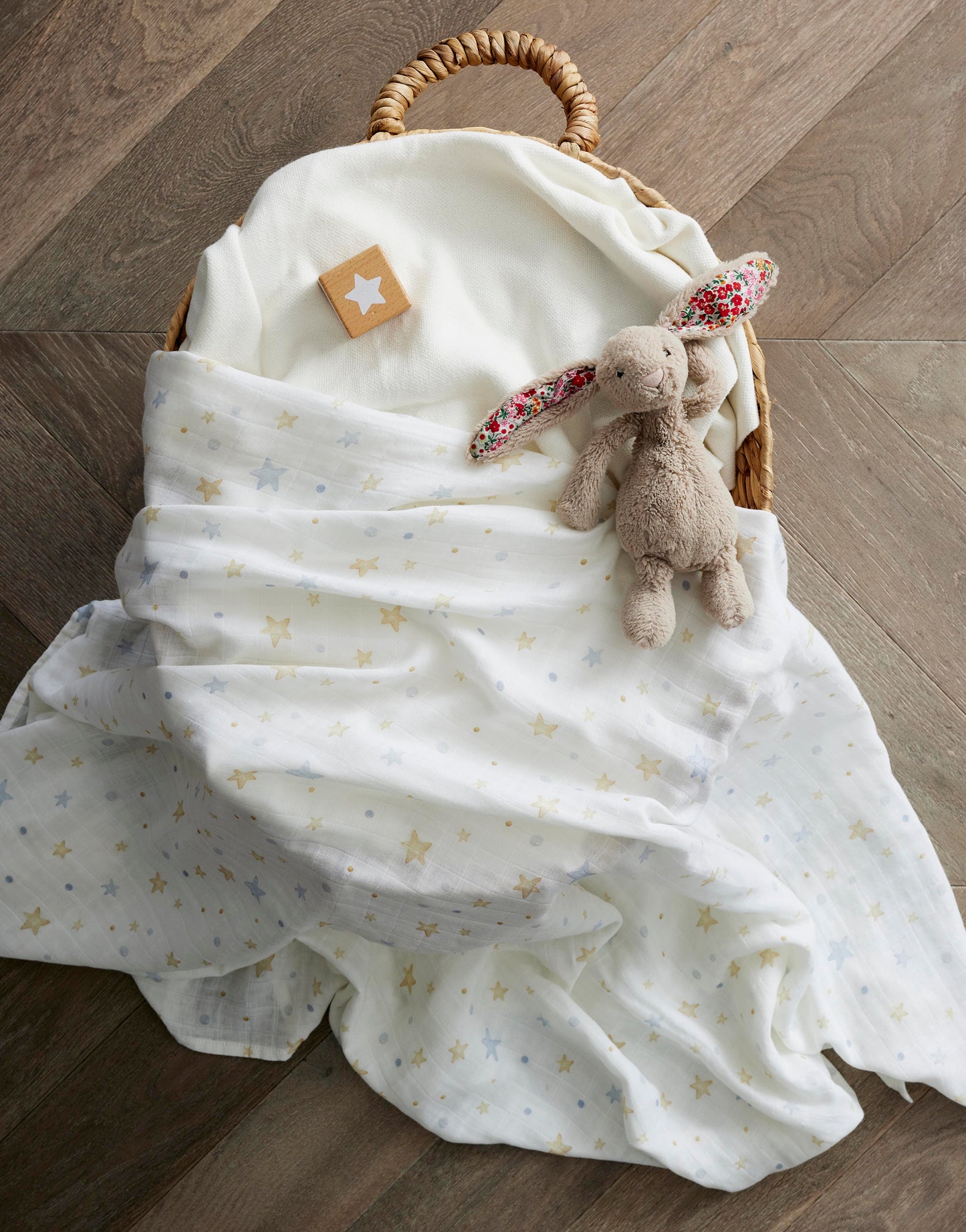 starry night | organic muslin wrap